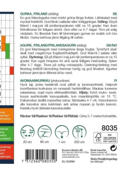 Weibulls Agurk 'Kinesisk slange'