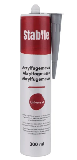 Best Stabile Akrylfugemasse grå 300 ml -