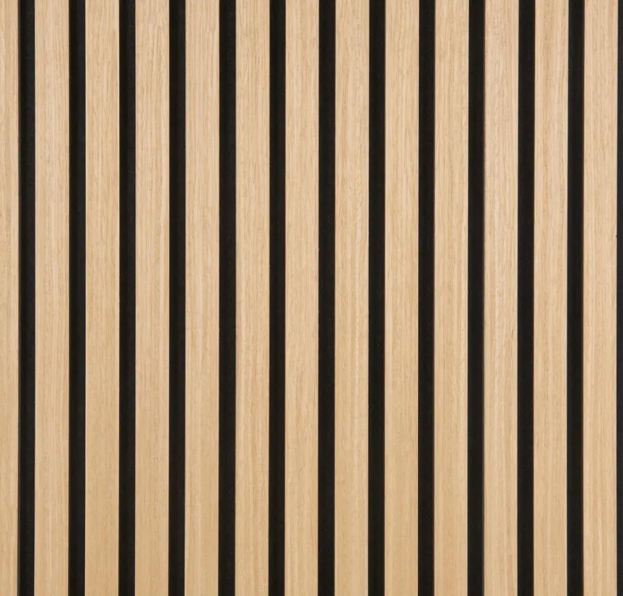 Clearance Fibrotech Akustikkpanel Quanti Light Oak 18 x 520 x 2440 mm