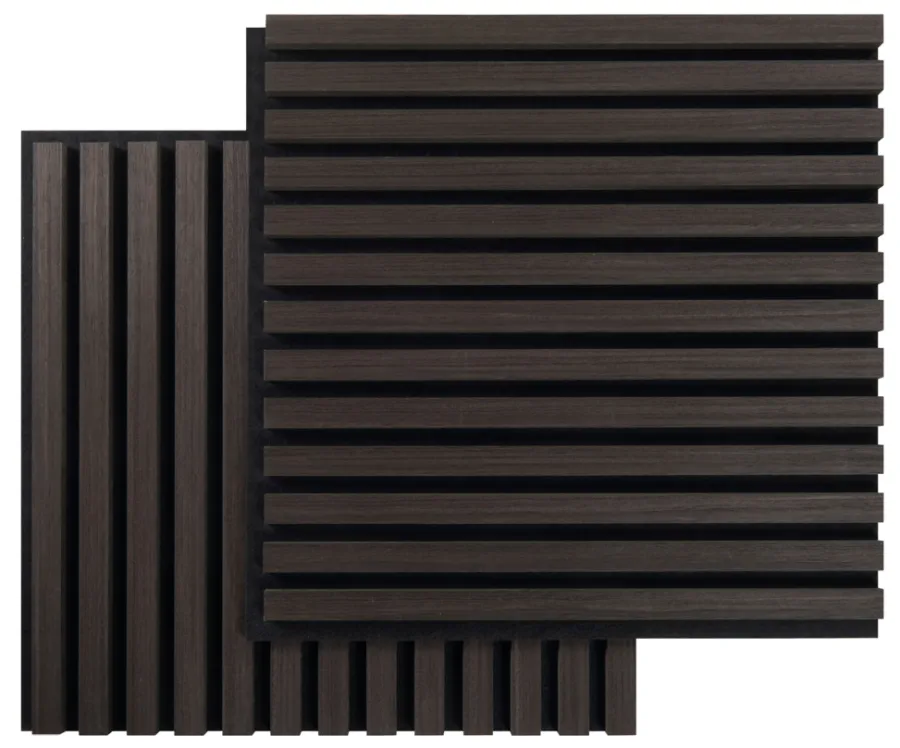 Sale Fibrotech Akustikkpanel Square 22 x 520 x 520 mm 2-pk. Smoked Oak