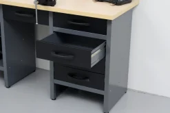 Hot Arbeidsbenk med skap/skuffer 160 x 60 x 85 cm