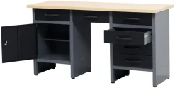 Hot Arbeidsbenk med skap/skuffer 160 x 60 x 85 cm