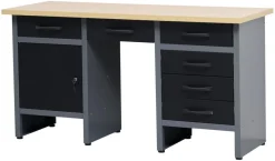 Hot Arbeidsbenk med skap/skuffer 160 x 60 x 85 cm