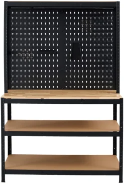 Sale Arbeidsbord m/vegg og hyller 180x120x60 cm