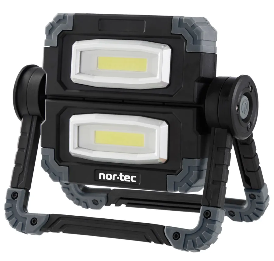Hot Arbeidslampe LED 2 x 5 W foldbar