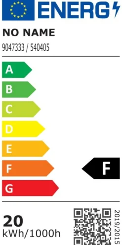 Hot Arbeidslampe med sensor inkl. 20 W LED-pære