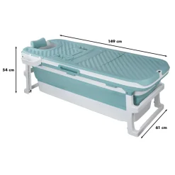 Discount Badekar sammenleggbart 149 x 61 x 50 cm