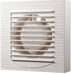 New Grad Baderomsventilator med hygrostat og tidsur hvit