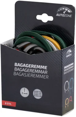 Sale Autozone Bagasjestropp med kroker - 8 stk.