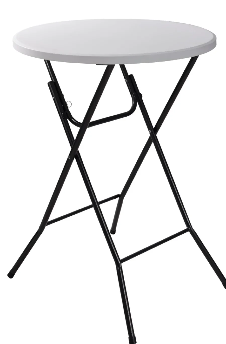 Sale Barbord sammenleggbart Ø80 x 110 cm Hvit/svart