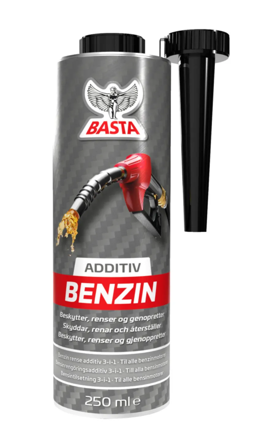 New Basta bensinadditiv 3-i-1 250 ml