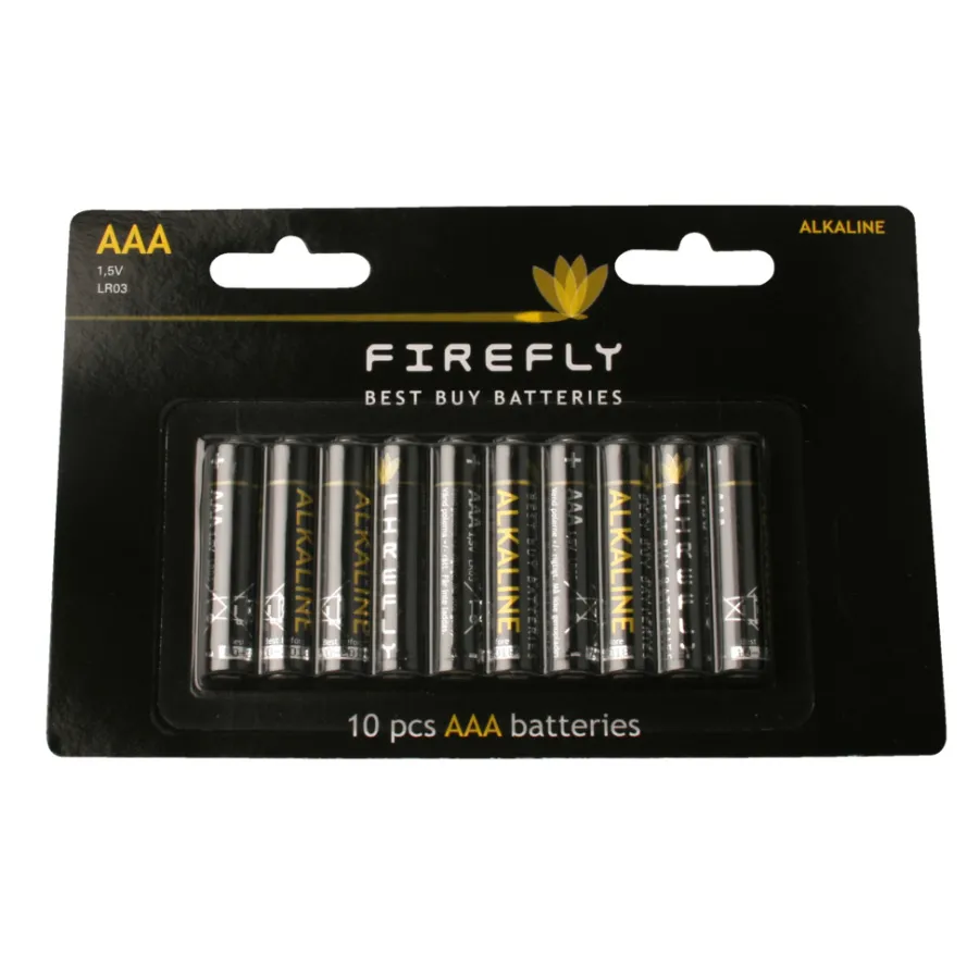 Firefly Batteri AAA 10-pk. -