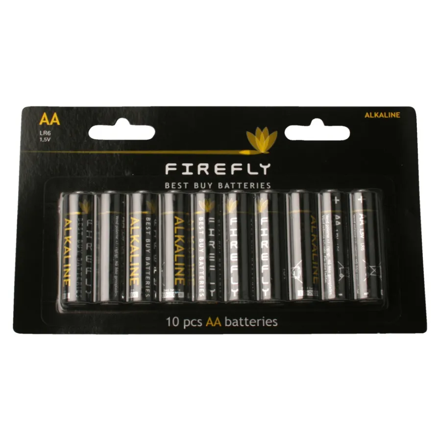 Discount Firefly Batteri AA 10-pk. -