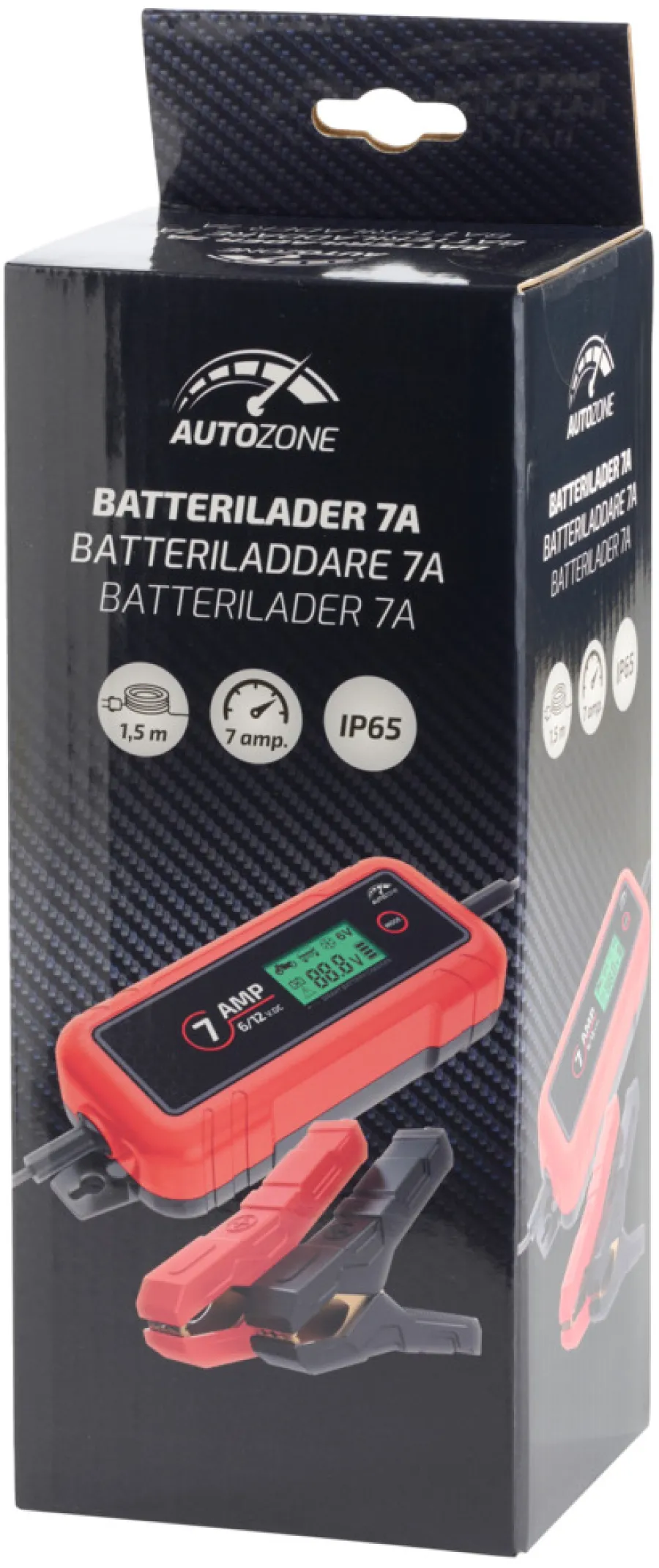 Hot Autozone Batterilader 7A/6-12 V -