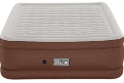 Clearance Bestway AlwayzAire Fortech luftmadrass 203 x 152 cm Brun med mønster