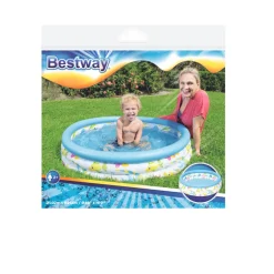 New Bestway basseng med 3 ringer Ø102 cm 110 liter
