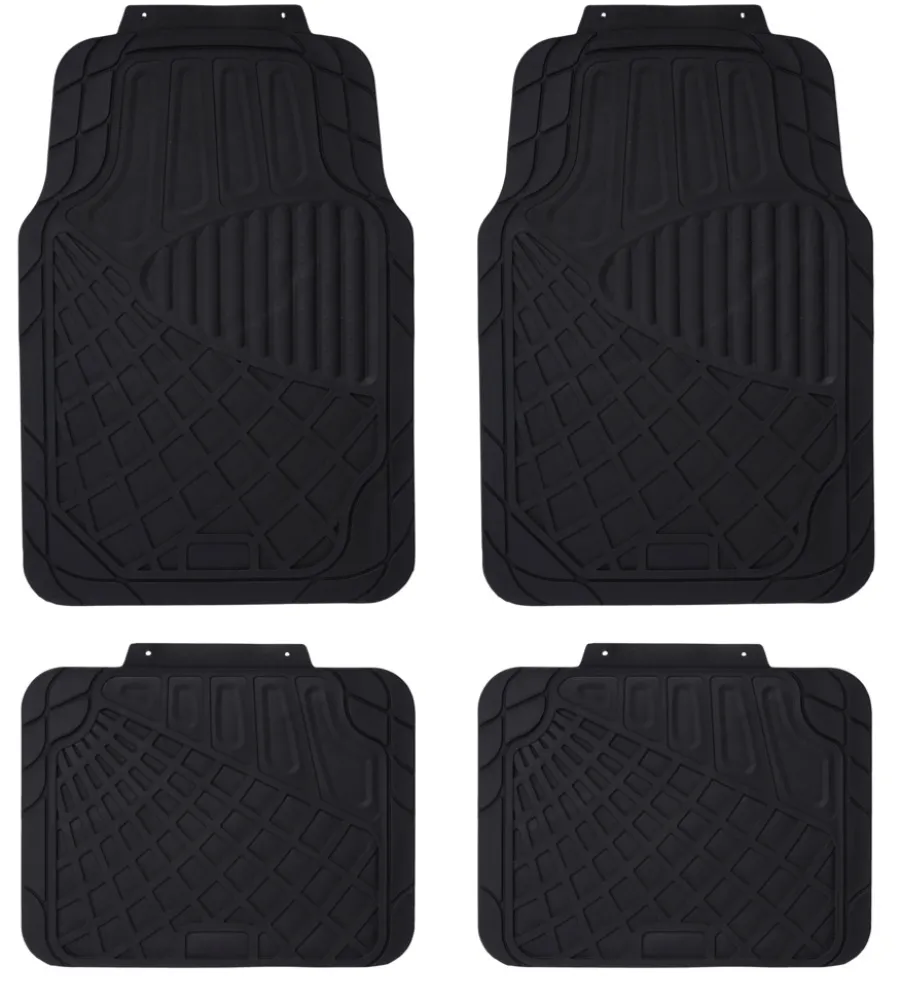 Autozone Bilmatte sett med 4 stk. gummi -