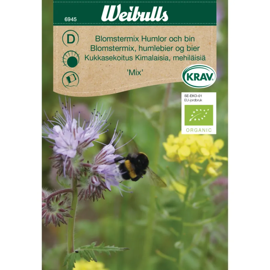 Discount Weibulls Blomstermix, humler og bier økologisk