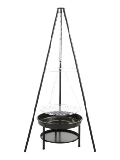 Hot Grillexpert Bålpanne tripod med bålfat og rist -