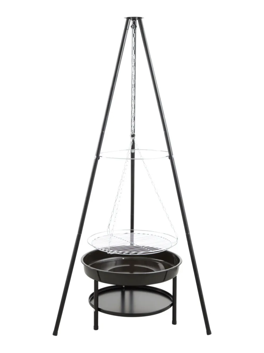 Hot Grillexpert Bålpanne tripod med bålfat og rist -