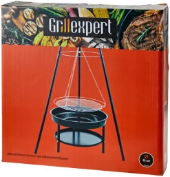 Hot Grillexpert Bålpanne tripod med bålfat og rist -