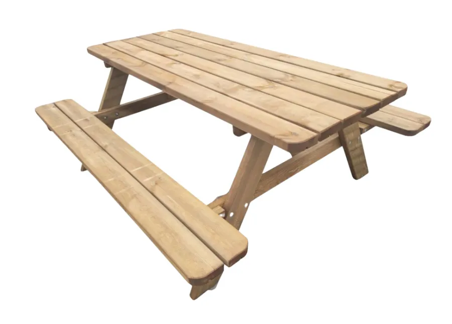 New Bord/benkesett i 42 mm brunimpregnert furu