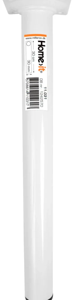 Outlet Home it Bordben Ø30 mm x 30 cm hvit