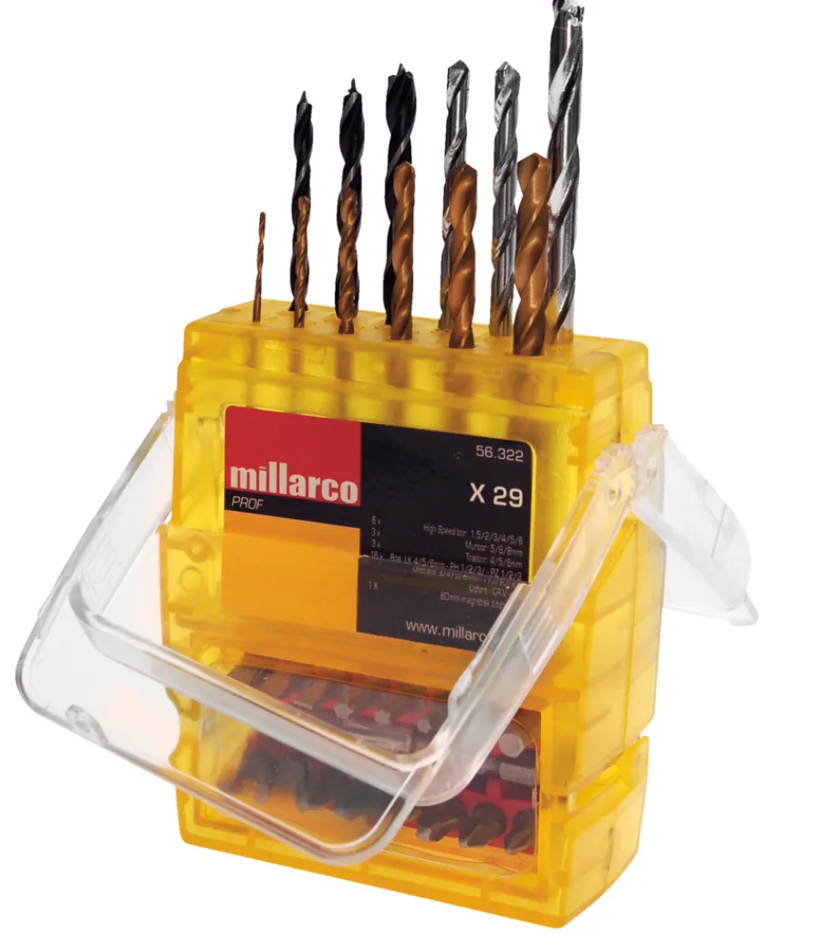 Hot Millarco Borsett m/bits kombi 29 deler