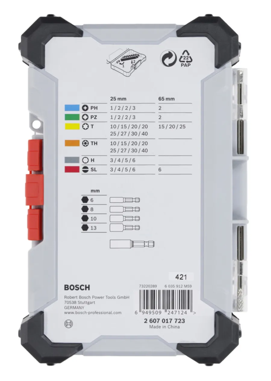Best Bosch ExtraHard bitssett 43 deler