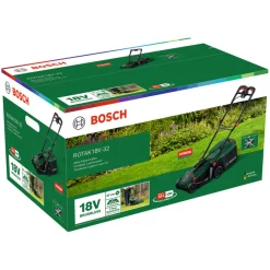 Bosch Rotak 18V-32 batteridrevet gressklipper 4,0 Ah