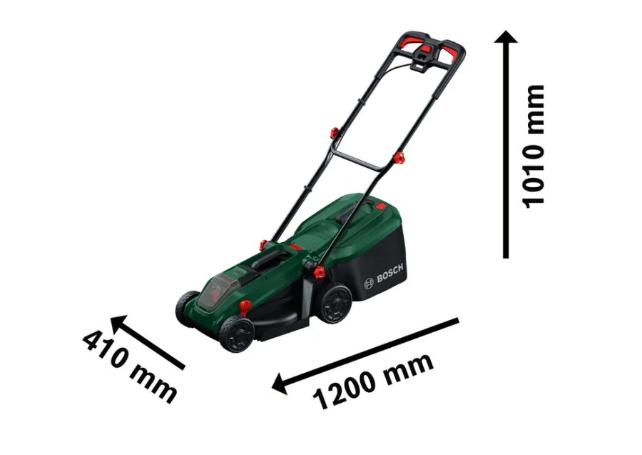 Bosch Rotak 18V-32 batteridrevet gressklipper 4,0 Ah