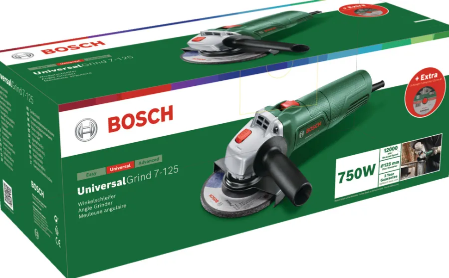 Hot Bosch UniversalGrind vinkelsliper 750 W