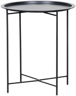Sunlife Brettbord Michigan Ø46,8 cm stål - ® Svart