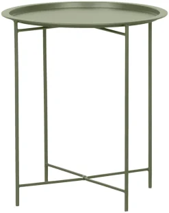 Best Sunlife Brettbord Michigan stål Ø46,8 cm - ® Olivengrønn