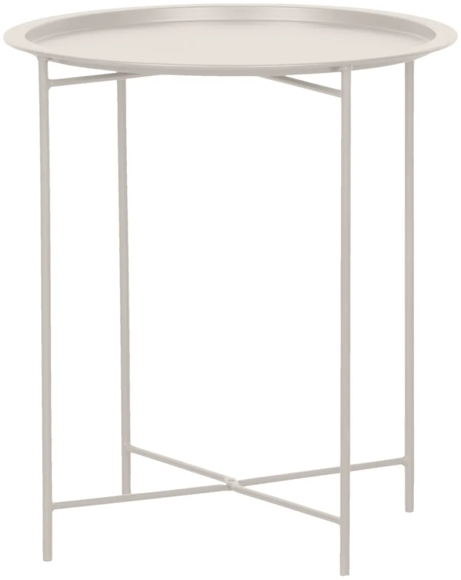 Online Sunlife Brettbord Michigan stål Ø46,8 cm - ® Sandy grey