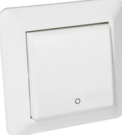 Outlet ELKO Bryter 2-pol innfelt hvit -