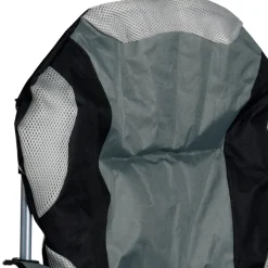 Best Sunlife Campingstol m/koppholder Osaka – ® Grå/svart