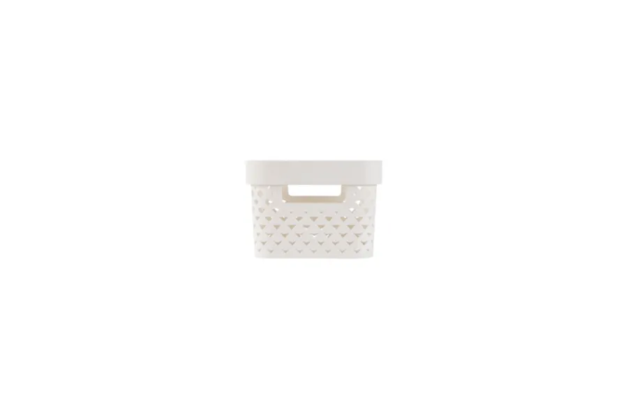 Outlet Curver Pure oppbevaringskurv 4,5 liter Hvit