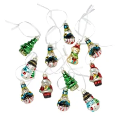 Best Stemning Dekorasjon i glass m/oppheng 5 cm - 12 -pk