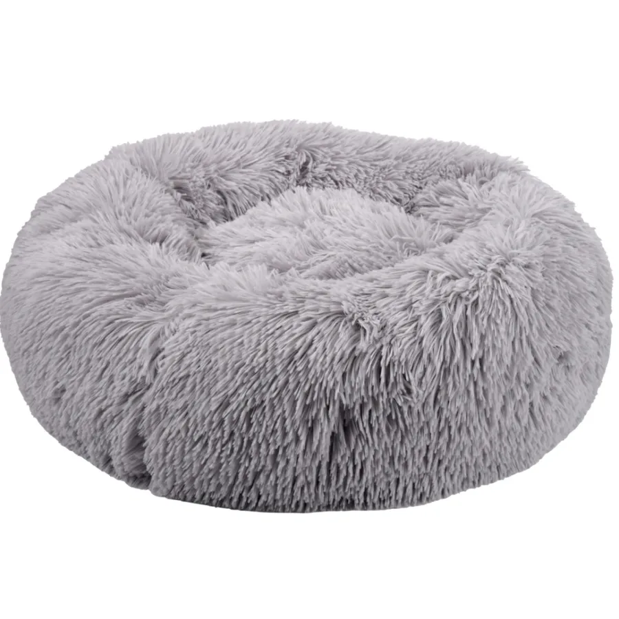 Petzone Donut hundeseng lys grå Ø60 cm