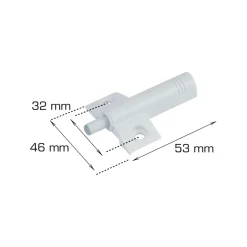 Discount Home it Dørdemper 53 x 46 mm - 2 stk.