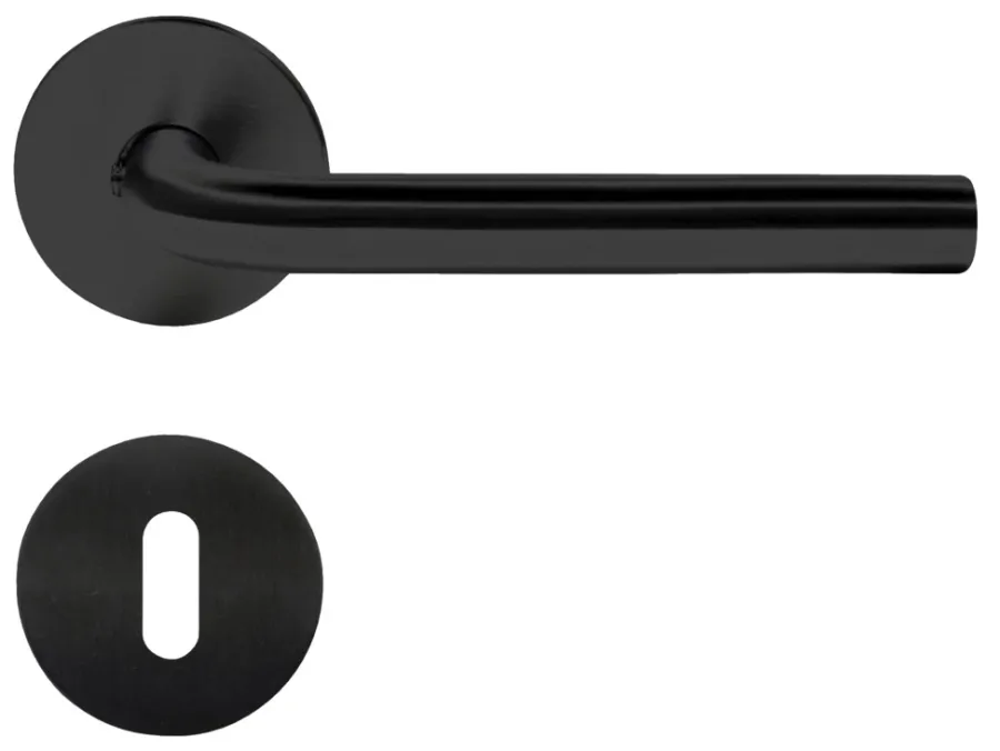 Sale Home it Dørhåndtak L-grep Ø16 mm Matt svart