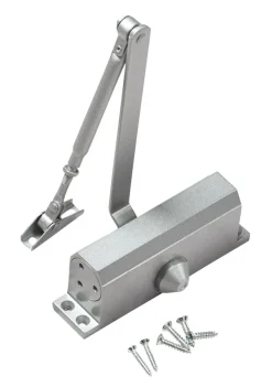 Online Dørlukker til 25-45 kg dører Grå aluminium