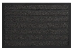 New Dørmatte grå/svart 45 x 75 cm
