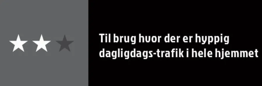 New Dørmatte grå/svart 45 x 75 cm
