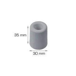 Discount Home it Dørstopper gummi Ø30 x H35 mm