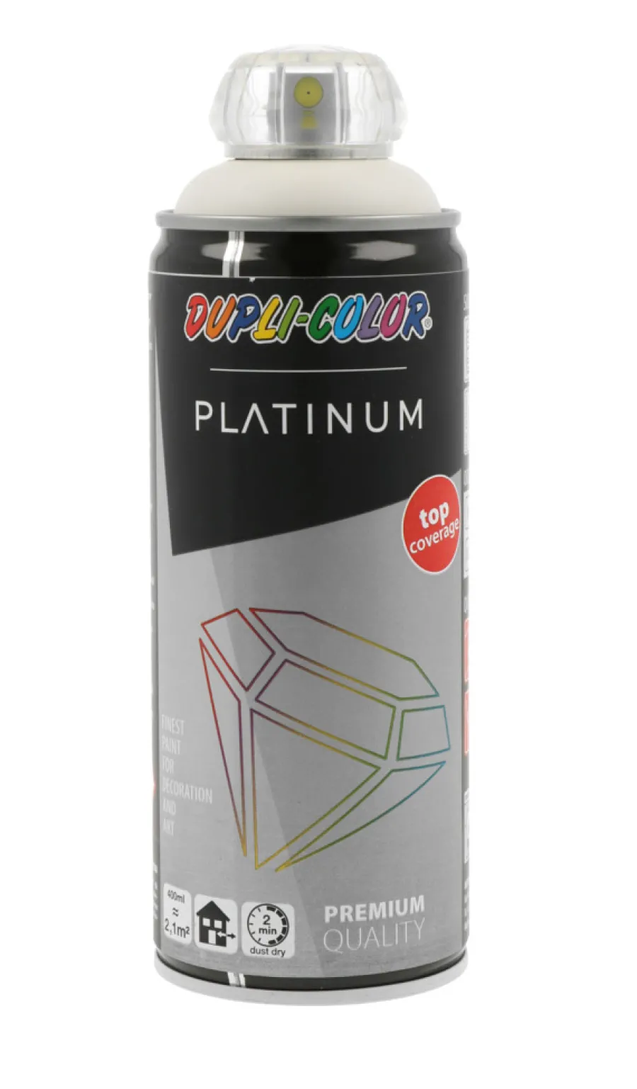 Clearance Dupli-Color Platinum spraymaling matt Hvit
