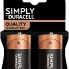 Discount Duracell Plus D alkaliske batterier 2-pk.