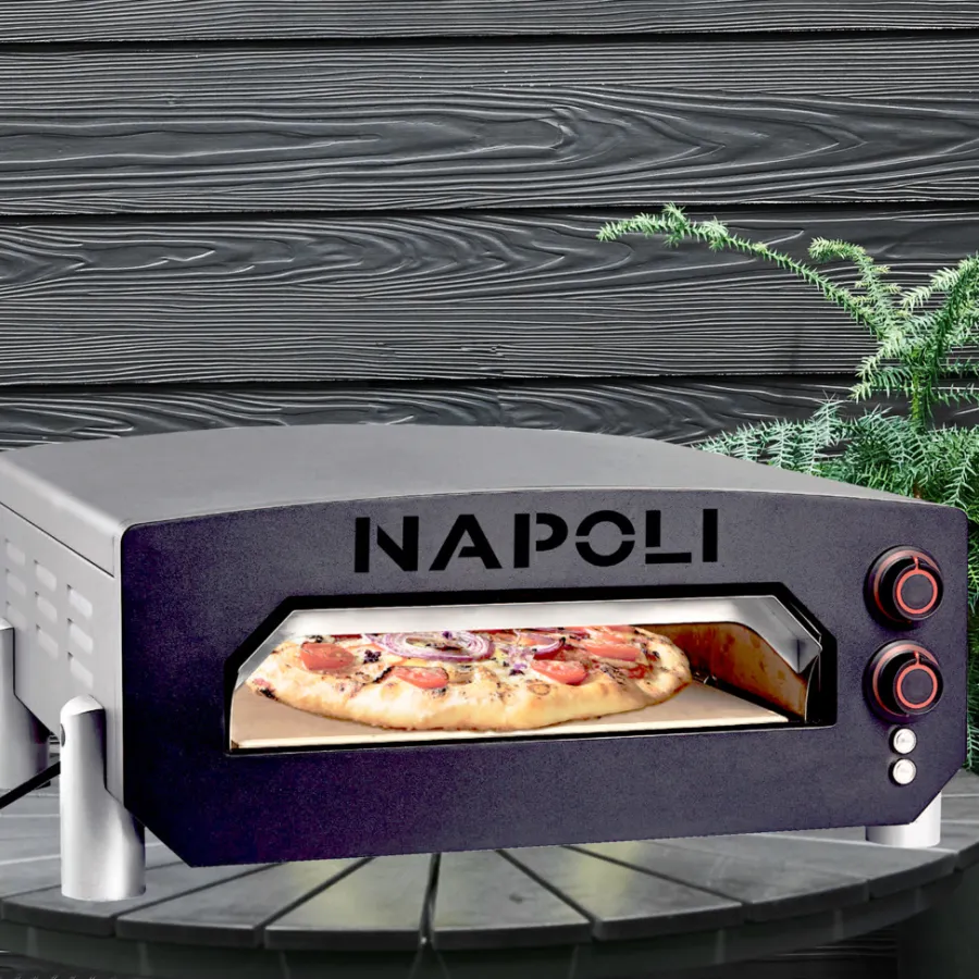 New Elektrisk pizzaovn Napoli 13" Antrasittgrå