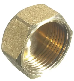 Endemuffe 3/4" messing